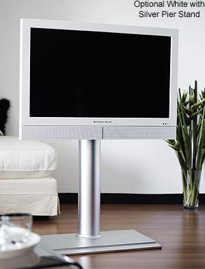 Baumann Meyer DT4060D LCD TV is also available In White with silver Pier Stand (for extra $450 excluding stand)